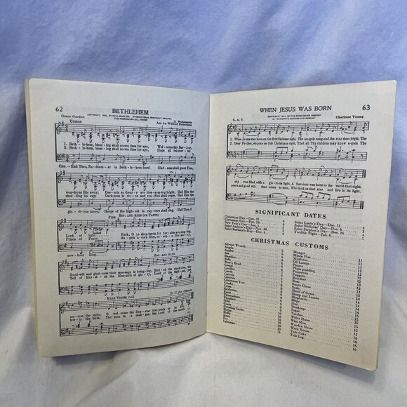 Christmas Customs and Carols Sheet Music 1944 The Rodeheaver Hall-Mack Co. Song - Picture 11 of 13